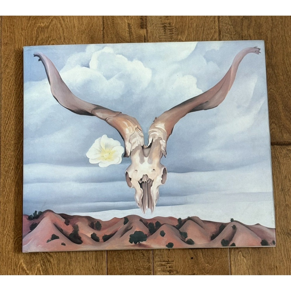 Georgia O'Keeffe In the West First Edition Oversized Art Book 1989 Coffeetable